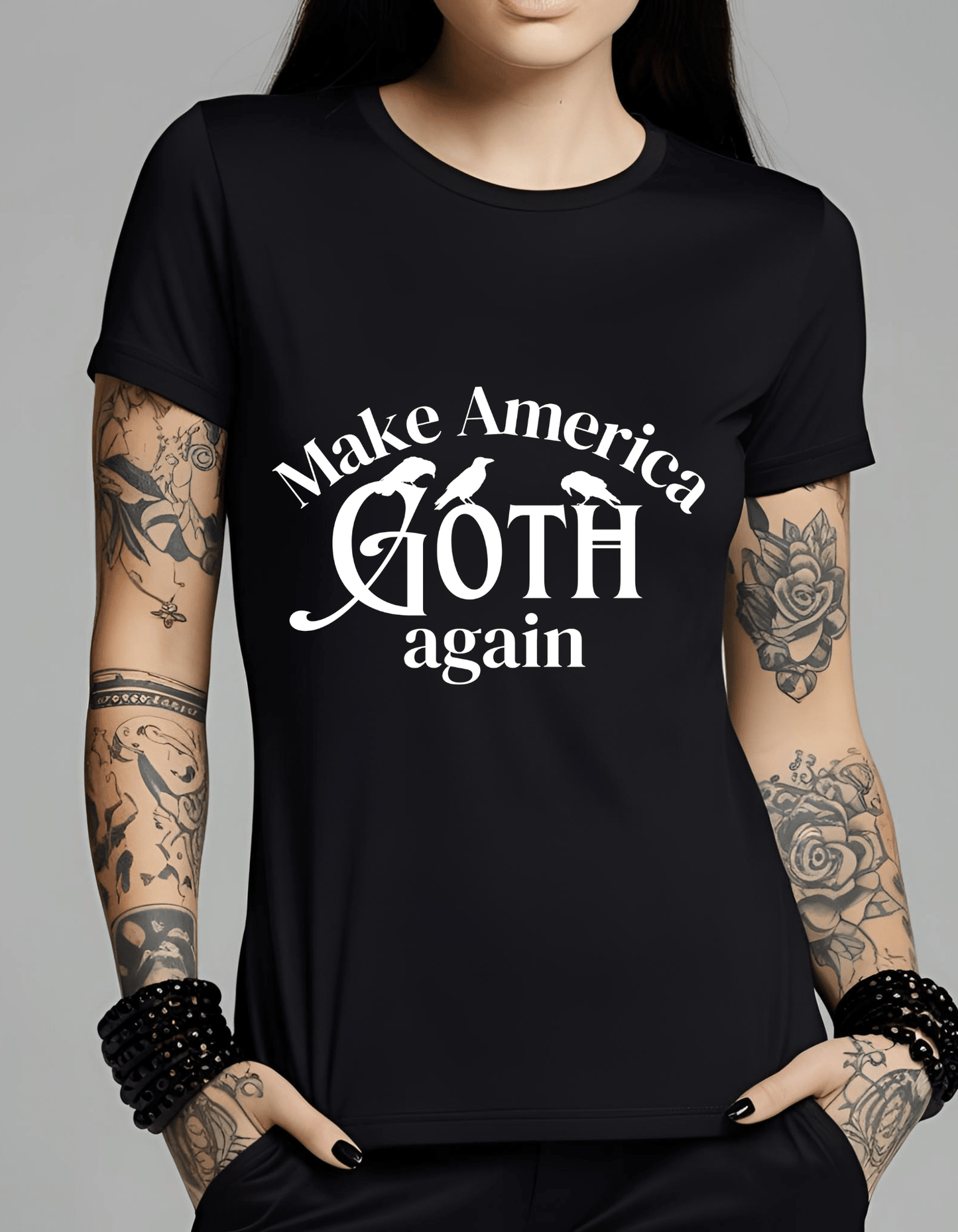 Make America GOTH again T Shirt - Gothic & Alternative Gift - Haunted