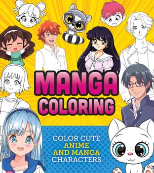 Manga Coloring Book Anime Books - Gothic & Alternative Gift - Haunted