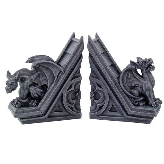 Medieval Gargoyle Bookends Bookends - Gothic & Alternative Gift - Haunted