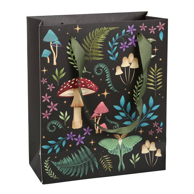 Medium Dark Forest Print Gift Bag Wrapping Paper - Gothic & Alternative Gift - Haunted