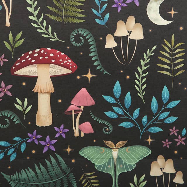 Medium Dark Forest Print Gift Bag Wrapping Paper - Gothic & Alternative Gift - Haunted