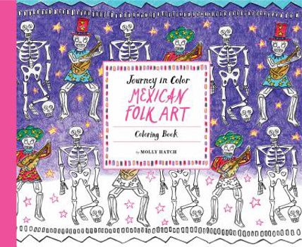Mexican Folk Art Coloring Book Books - Gothic & Alternative Gift - Haunted