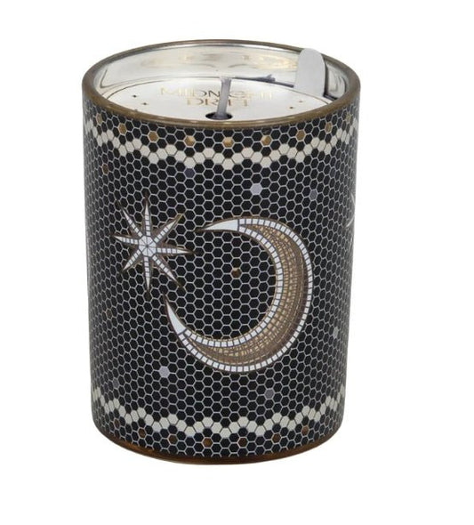 Midnight Drift Mosaic Moon & Star Candle Candles - Gothic & Alternative Gift - Haunted