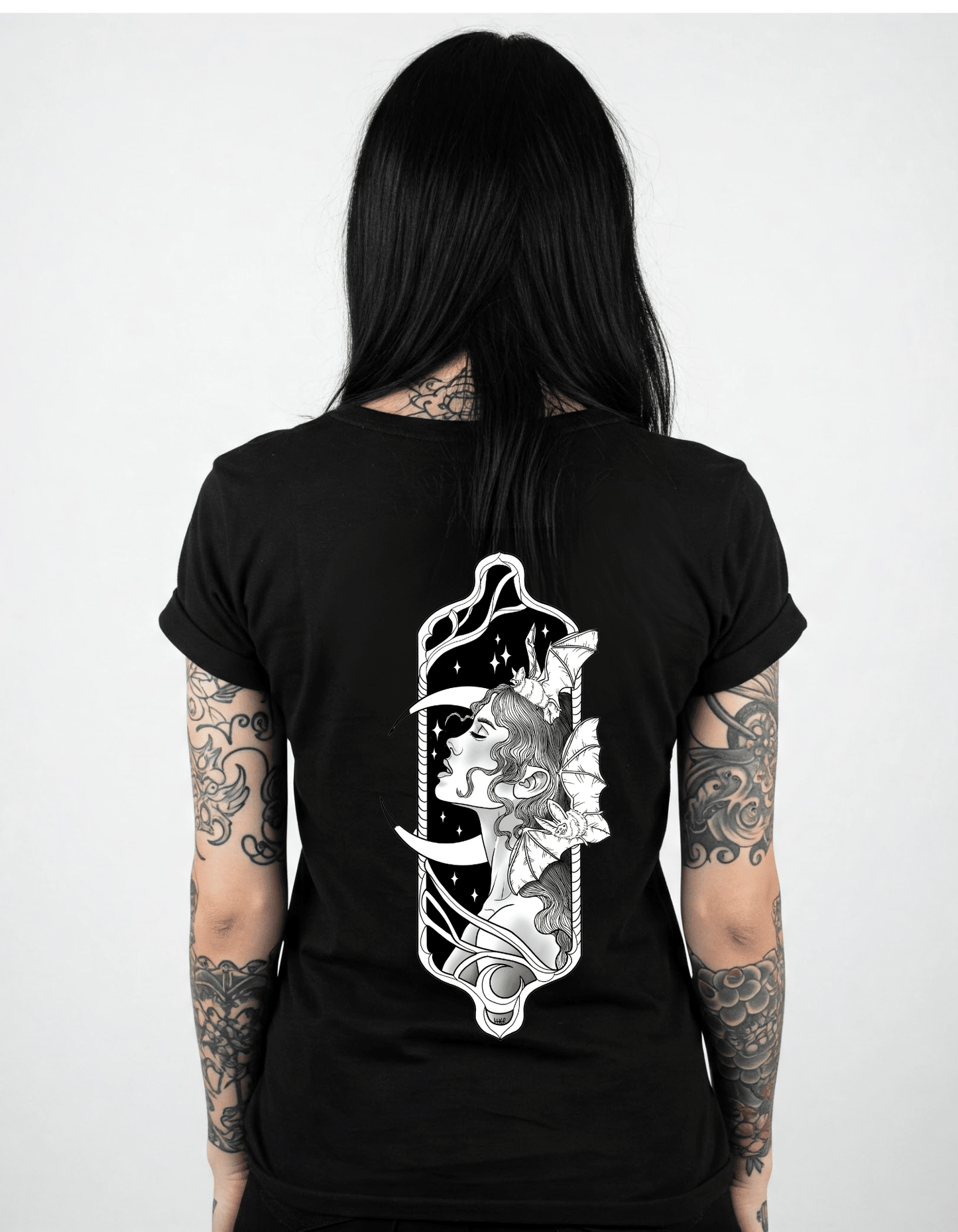 Midnight goddess T-Shirt Clothing - Gothic & Alternative Gift - Haunted