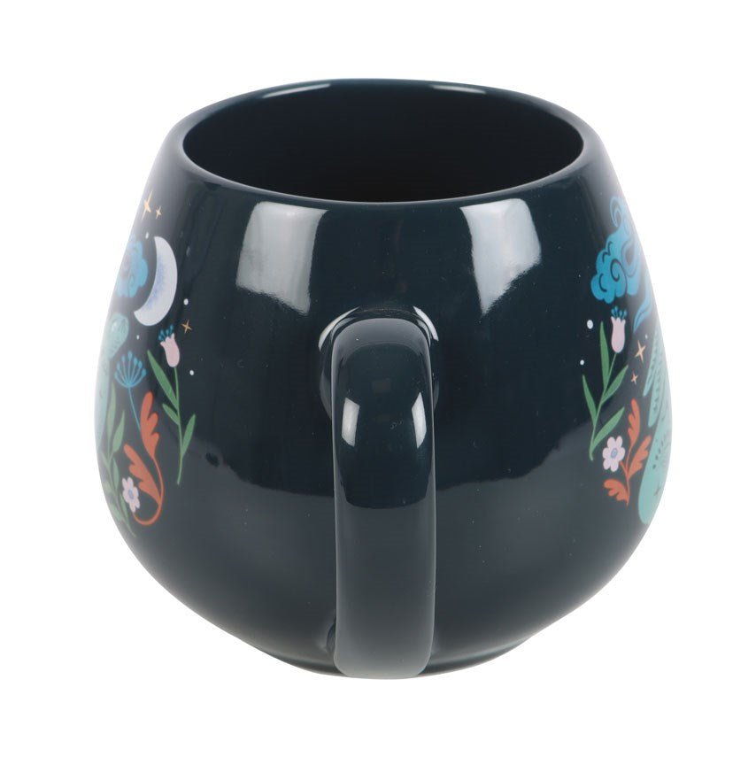 Midnight Hare Rounded Mug Drinkware - Gothic & Alternative Gift - Haunted
