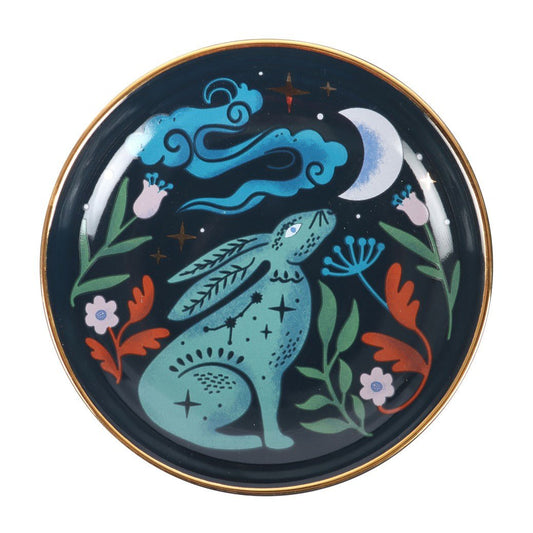 Midnight Hare Trinket Dish Home Decor - Gothic & Alternative Gift - Haunted