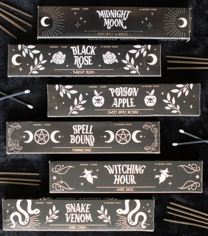 Midnight Ritual Incense Sticks Incense - Gothic & Alternative Gift - Haunted