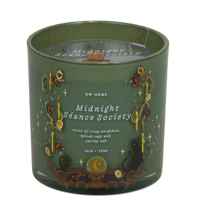 Midnight Seance Society Glass Halloween Pumpkin Candle Candles - Gothic & Alternative Gift - Haunted