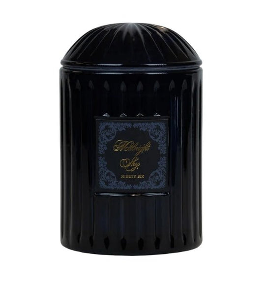 Midnight Sky Ninety Six Large Glass Candle Candles - Gothic & Alternative Gift - Haunted