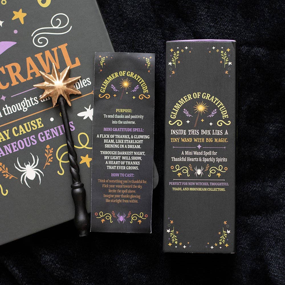 Mini Magic Wand in a Decorative box Accessories - Gothic & Alternative Gift - Haunted
