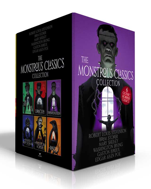 Monstrous Classics Collection (Boxed Set) by Robert Louis Stevenson: Paperback; 2112 pages / English - Gothic & Alternative Gift - Haunted