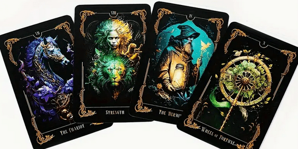 Moon compass tarot 78 card tarot deck Spiritual - Gothic & Alternative Gift - Haunted