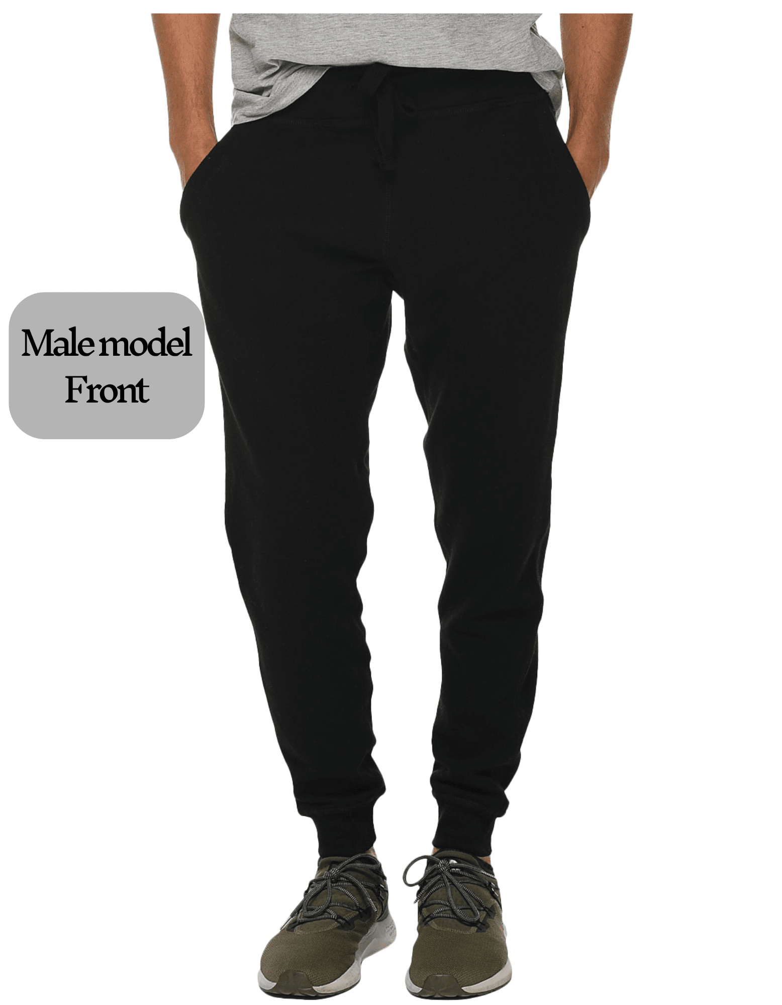 Moon Phases Premium Fleece Joggers Sweat pants Black Unisex Clothing - Gothic & Alternative Gift - Haunted