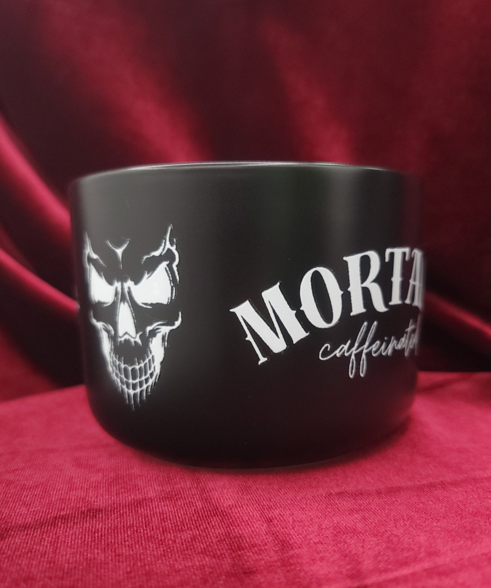 Mortally Caffeinated Coffee Mug Drinkware - Gothic & Alternative Gift - Haunted