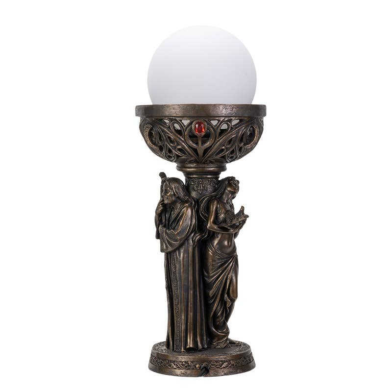 Mother Maiden Crone Lamp Home Decor - Gothic & Alternative Gift - Haunted