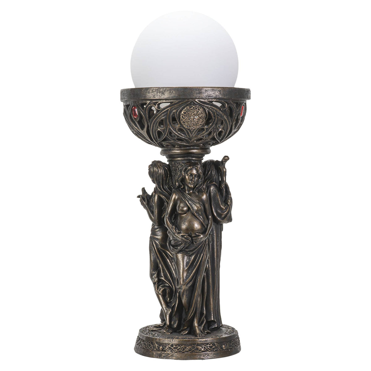 Mother Maiden Crone Lamp Home Decor - Gothic & Alternative Gift - Haunted