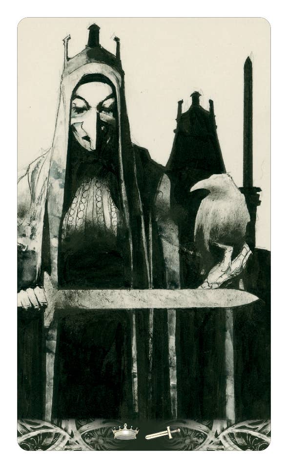 Murder Of Crows Tarot: English Tarot Card Deck Accessories - Gothic & Alternative Gift - Haunted