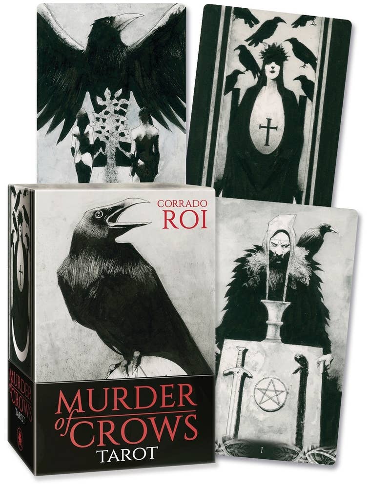 Murder Of Crows Tarot: English Tarot Card Deck Accessories - Gothic & Alternative Gift - Haunted