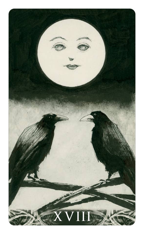 Murder Of Crows Tarot: English Tarot Card Deck Accessories - Gothic & Alternative Gift - Haunted