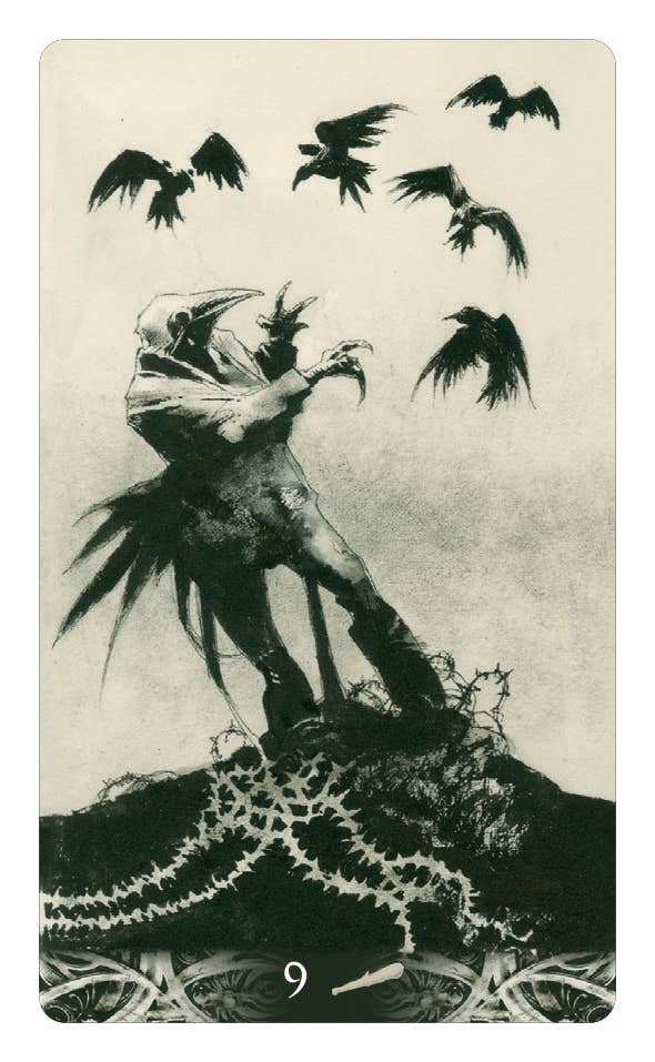 Murder Of Crows Tarot: English Tarot Card Deck Accessories - Gothic & Alternative Gift - Haunted