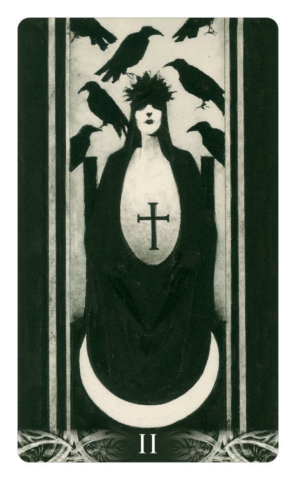 Murder Of Crows Tarot: English Tarot Card Deck Accessories - Gothic & Alternative Gift - Haunted