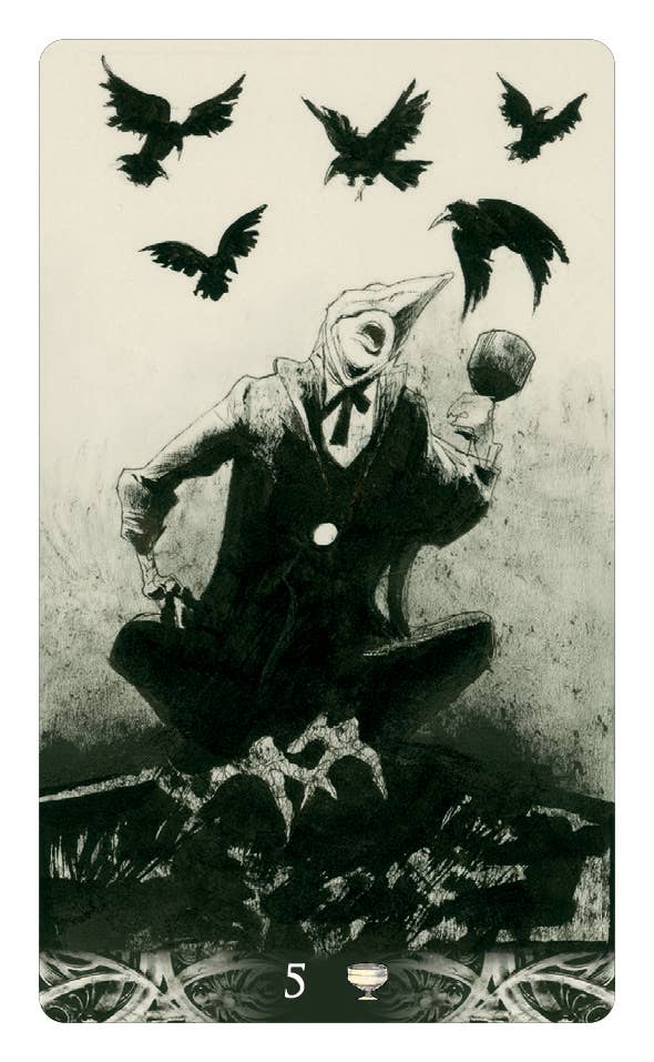 Murder Of Crows Tarot: English Tarot Card Deck Accessories - Gothic & Alternative Gift - Haunted