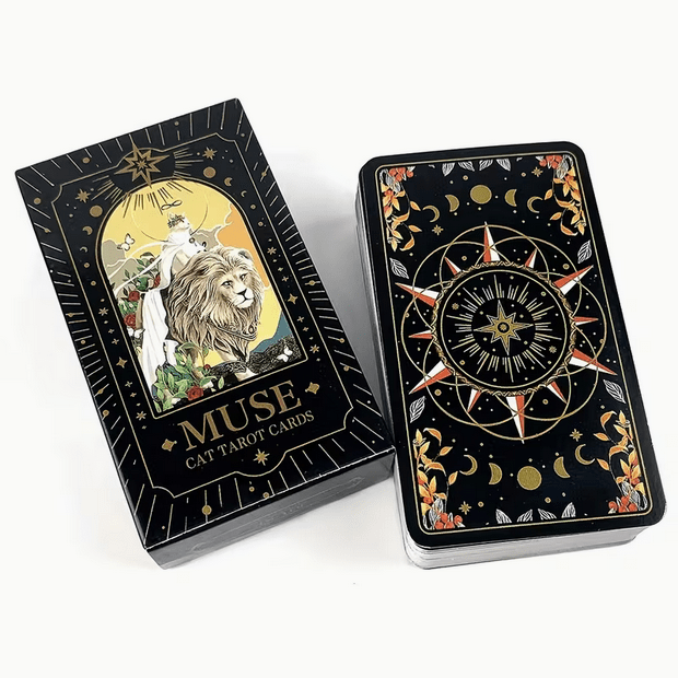 Muse Cat Tarot Card Deck Witch Supplies - Gothic & Alternative Gift - Haunted