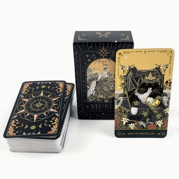 Muse Cat Tarot Card Deck Witch Supplies - Gothic & Alternative Gift - Haunted