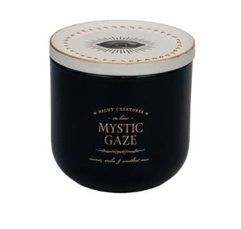 Mystic Gaze All Seeing Eye Halloween Witchy Candle Ceramic Candles - Gothic & Alternative Gift - Haunted