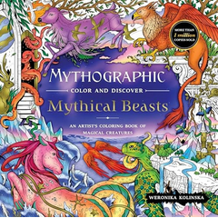 Mythographic Mythical Beasts Adult Coloring Book Books - Gothic & Alternative Gift - Haunted