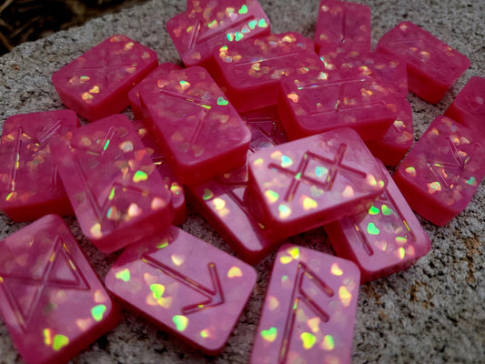 New Heart Rune set Witch Supplies - Gothic & Alternative Gift - Haunted