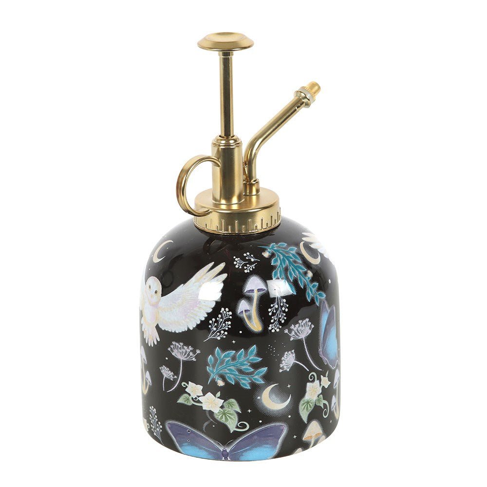 Night Flight Owl Print Ceramic Plant Mister Home Décor - Gothic & Alternative Gift - Haunted