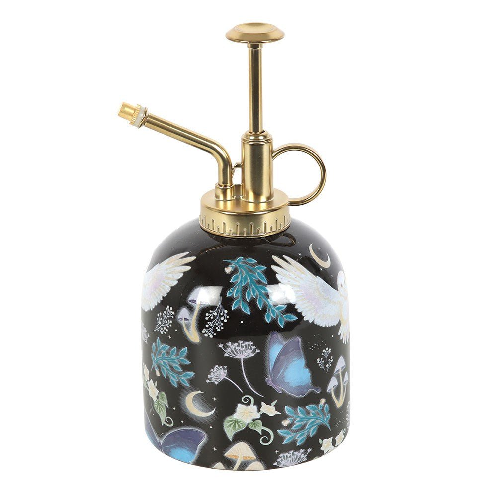 Night Flight Owl Print Ceramic Plant Mister Home Décor - Gothic & Alternative Gift - Haunted