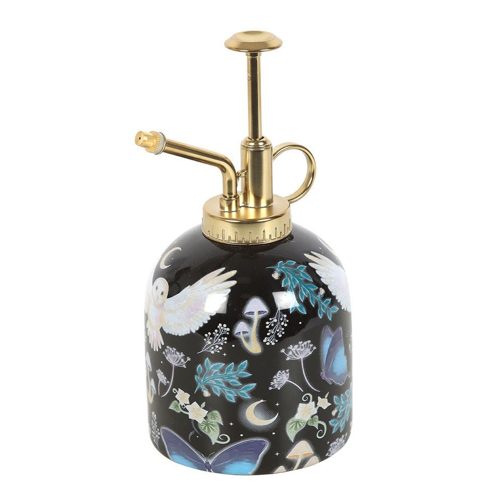 Night Flight Owl Print Ceramic Plant Mister Home Décor - Gothic & Alternative Gift - Haunted