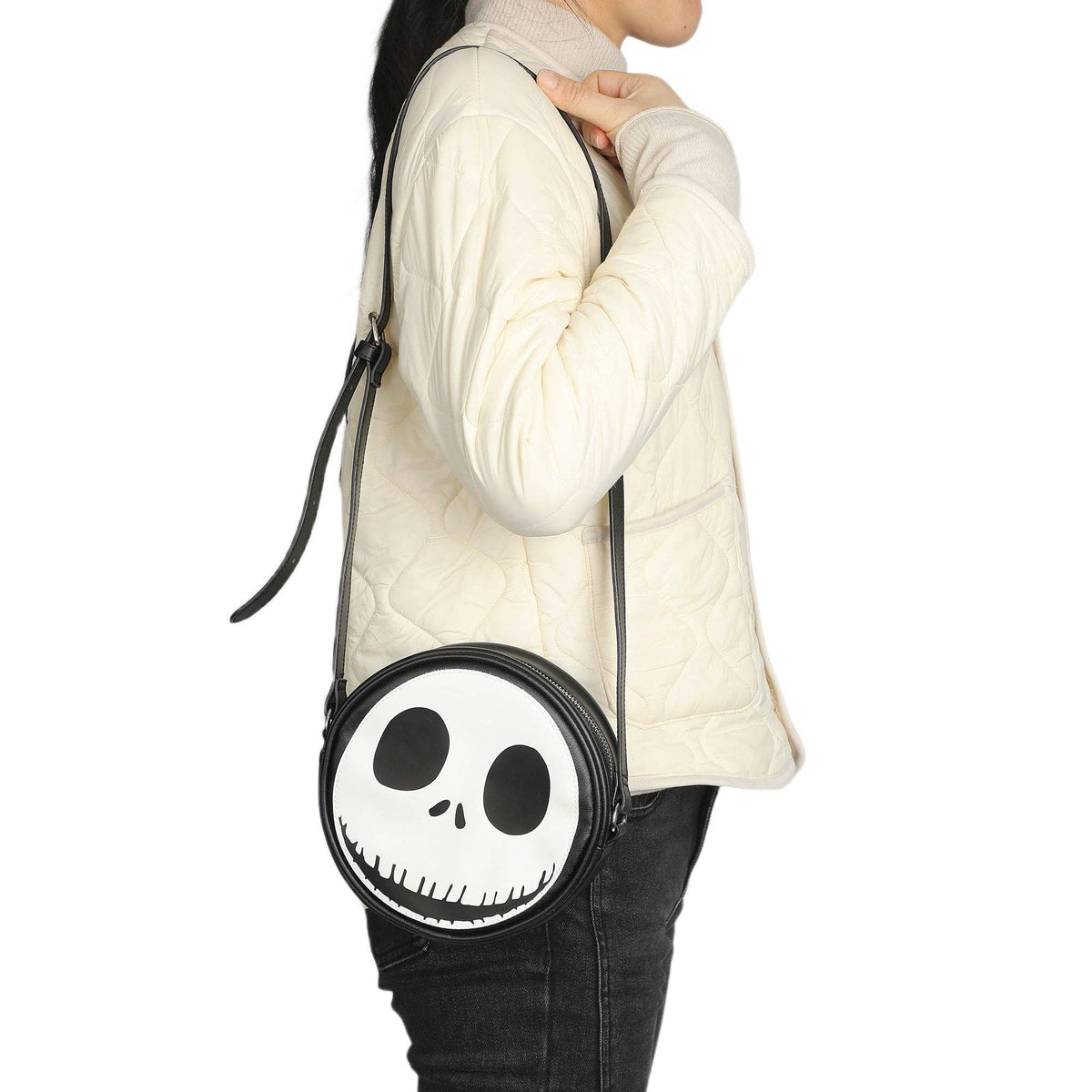 Nightmare Before Christmas Jack Skellington Face Crossbody Bag Accessories - Gothic & Alternative Gift - Haunted