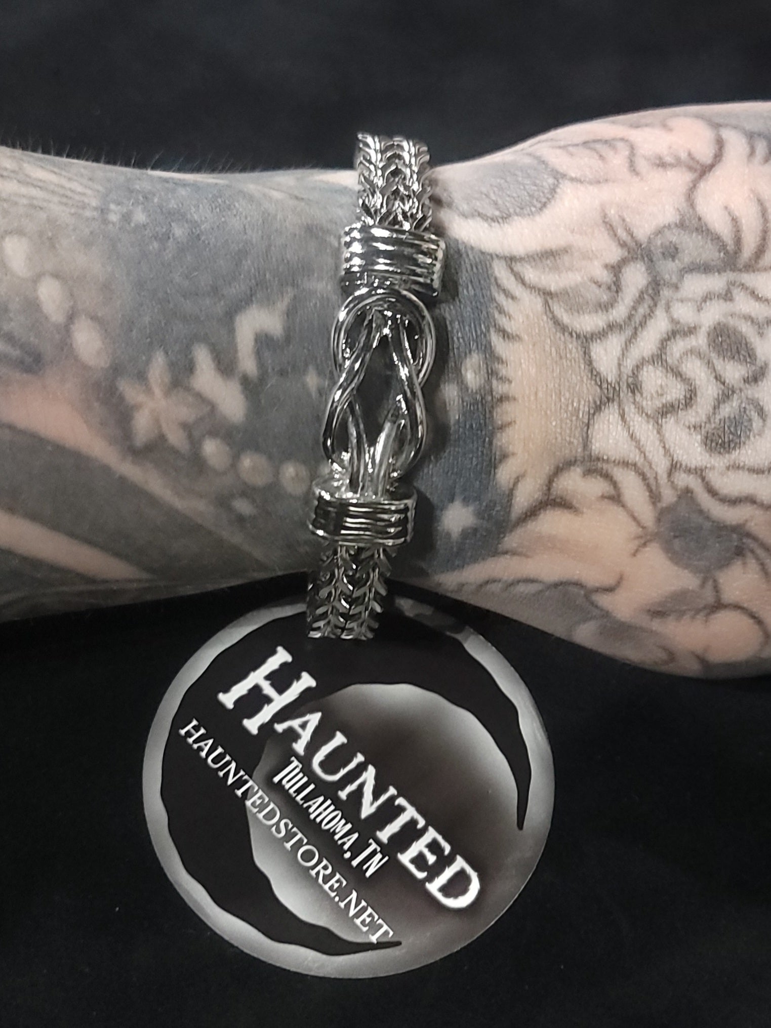 Nordic Inspired Double Knot Bracelet Jewelry - Gothic & Alternative Gift - Haunted