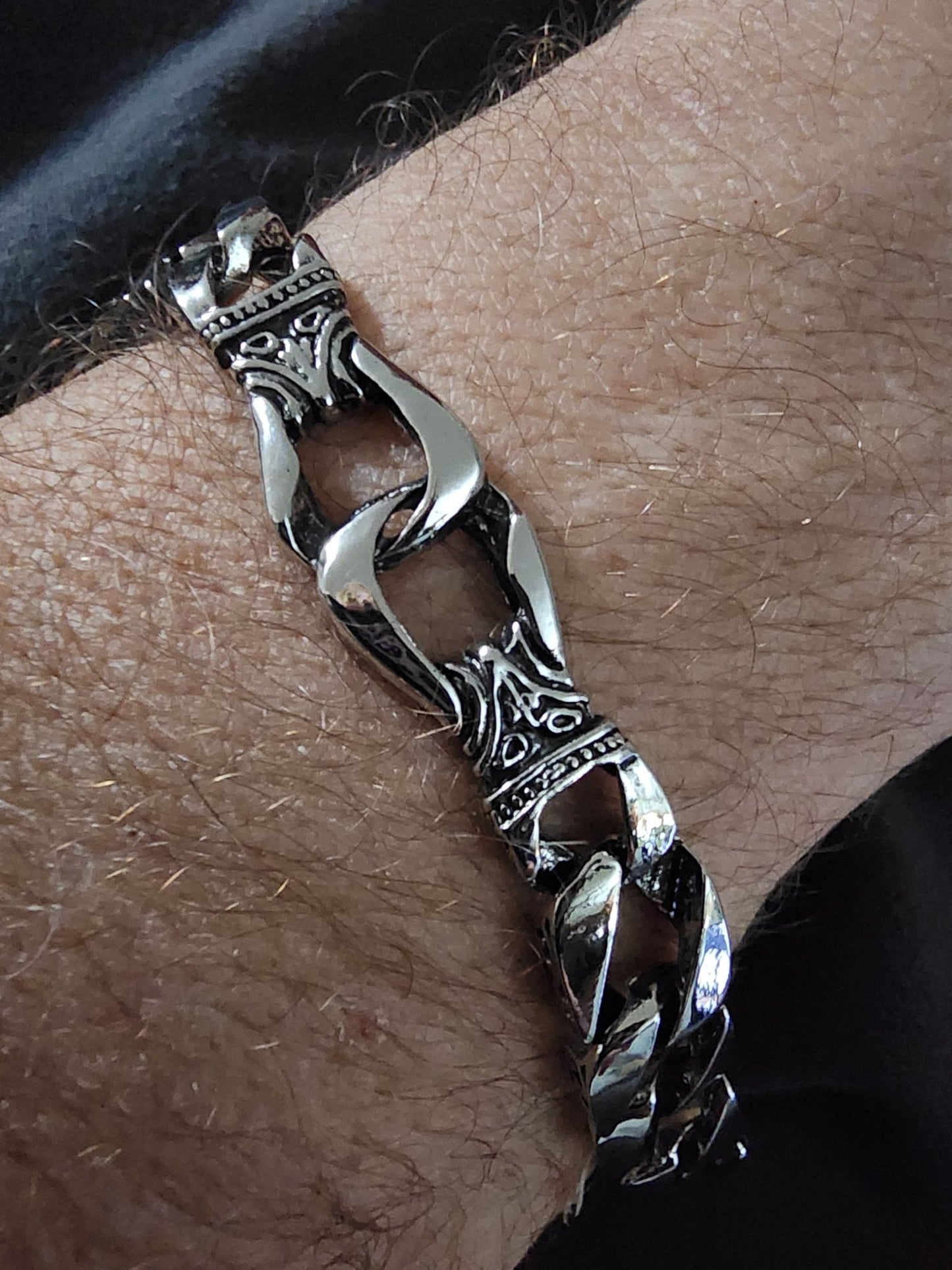 Nordic Viking Chain Bracelet Jewelry - Gothic & Alternative Gift - Haunted