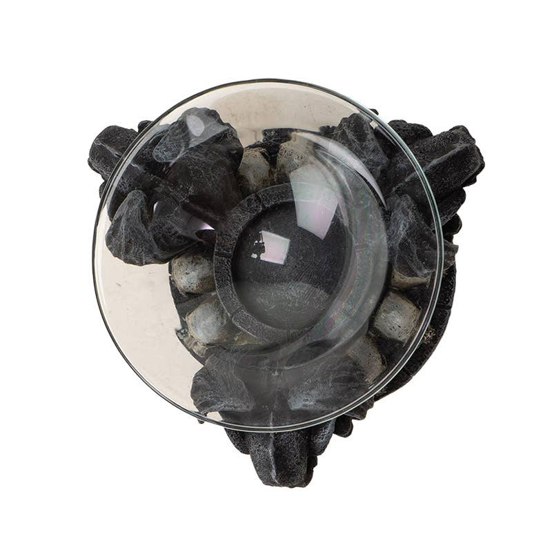 Nosferatu Essential Oil burner Tea Light Candle Holder With Skulls Candle Holder - Gothic & Alternative Gift - Haunted