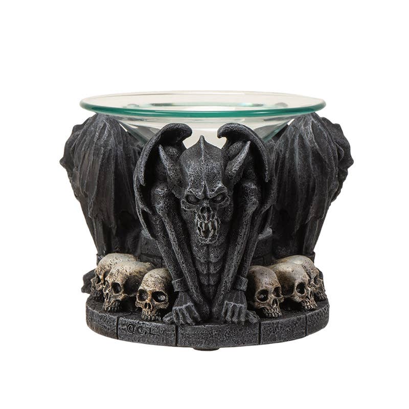 Nosferatu Essential Oil burner Tea Light Candle Holder With Skulls Candle Holder - Gothic & Alternative Gift - Haunted