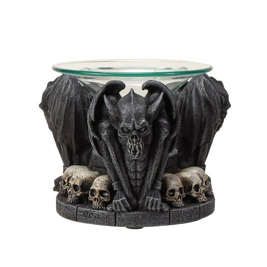 Nosferatu Essential Oil burner Tea Light Candle Holder With Skulls Candle Holder - Gothic & Alternative Gift - Haunted