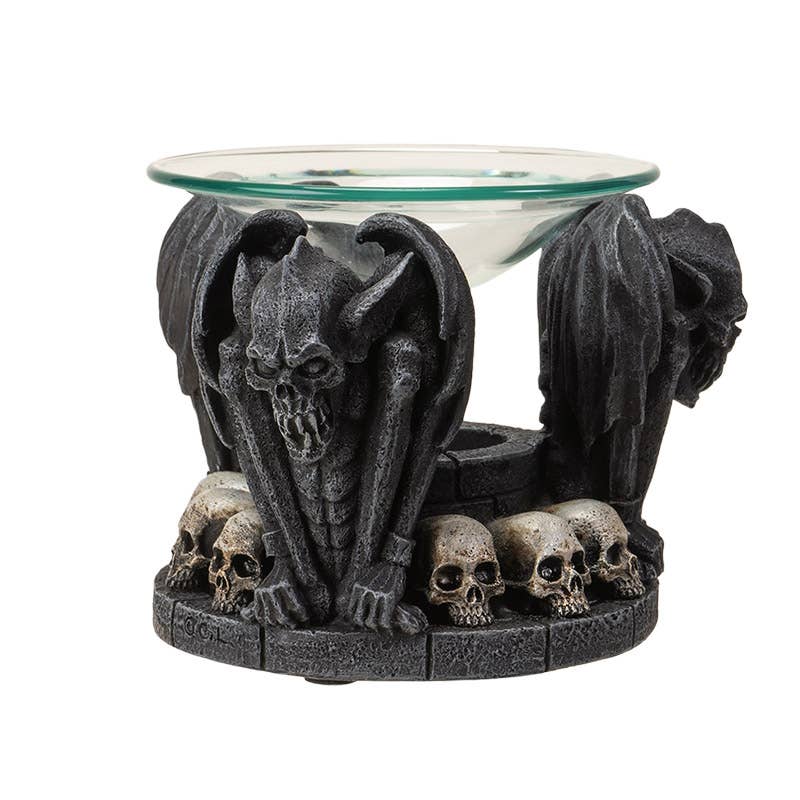 Nosferatu Essential Oil burner Tea Light Candle Holder With Skulls Candle Holder - Gothic & Alternative Gift - Haunted