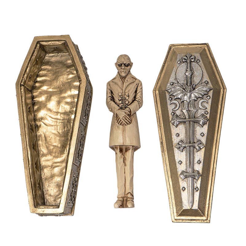 Nosferatus's Coffin Box with Mirror Home Decor - Gothic & Alternative Gift - Haunted