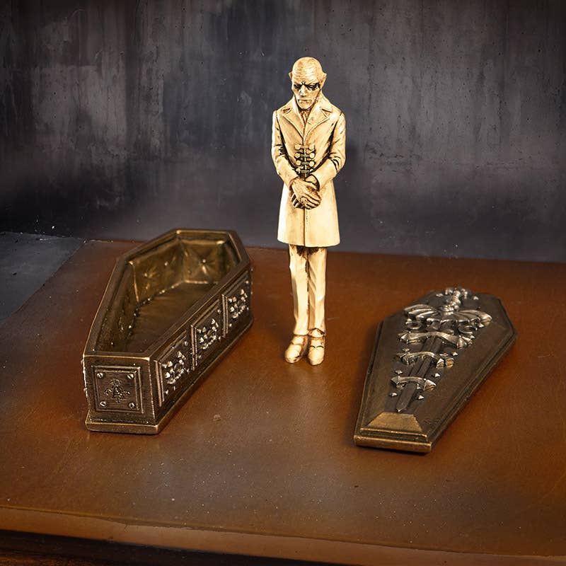 Nosferatus's Coffin Box with Mirror Home Decor - Gothic & Alternative Gift - Haunted