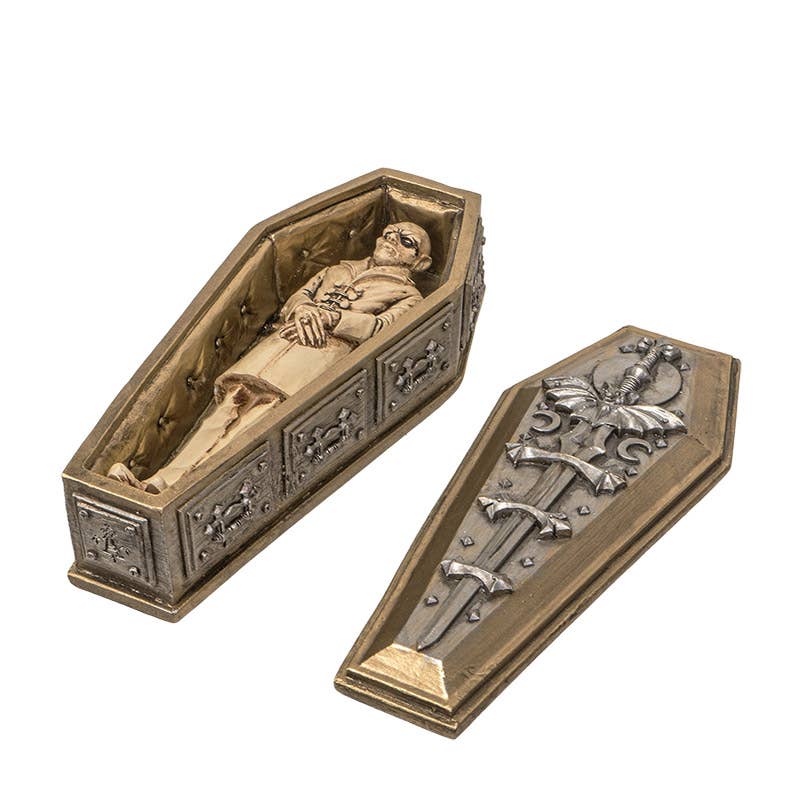 Nosferatus's Coffin Box with Mirror Home Decor - Gothic & Alternative Gift - Haunted