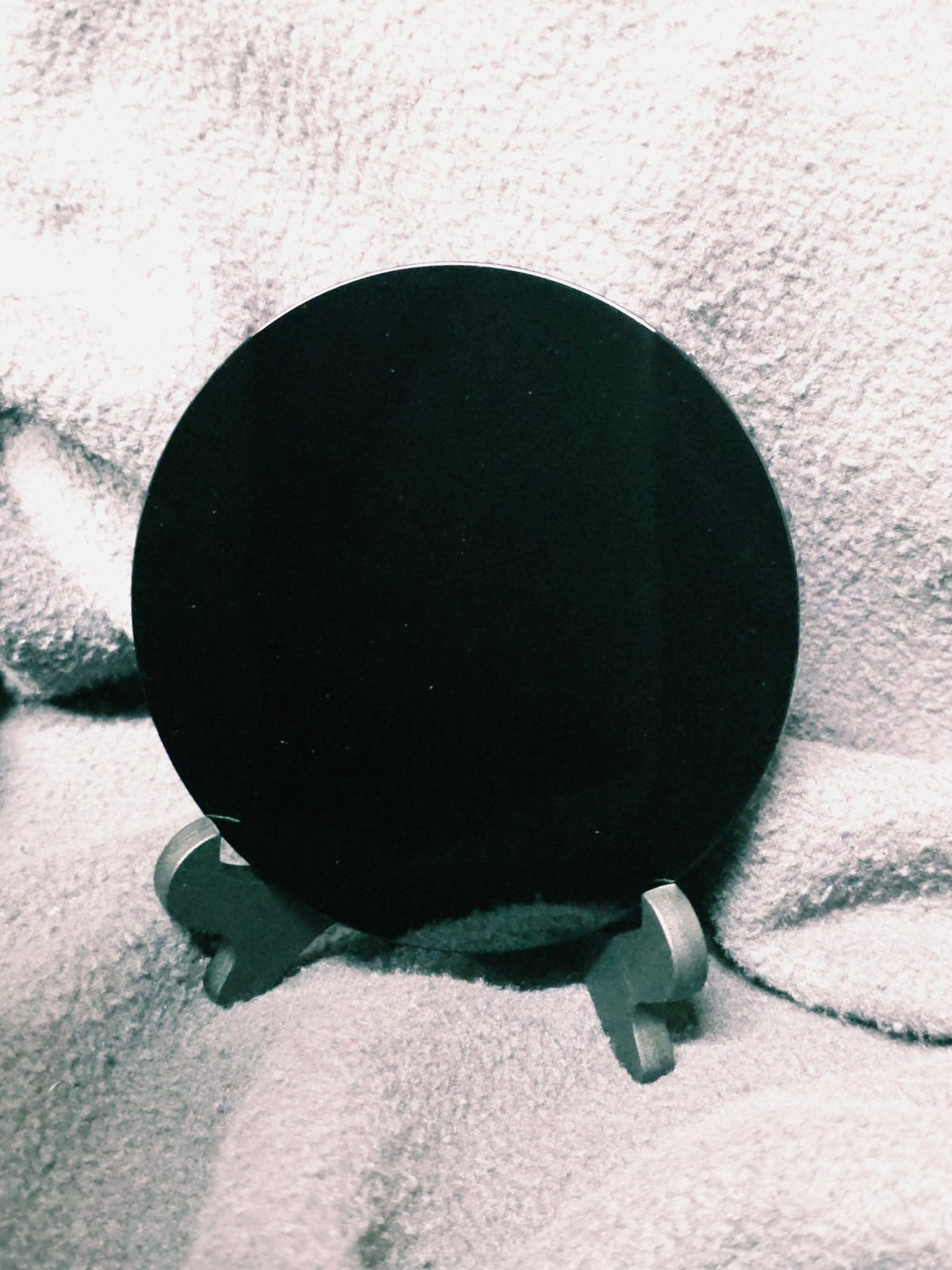 Obsidian Mirror Crystal - Gothic & Alternative Gift - Haunted