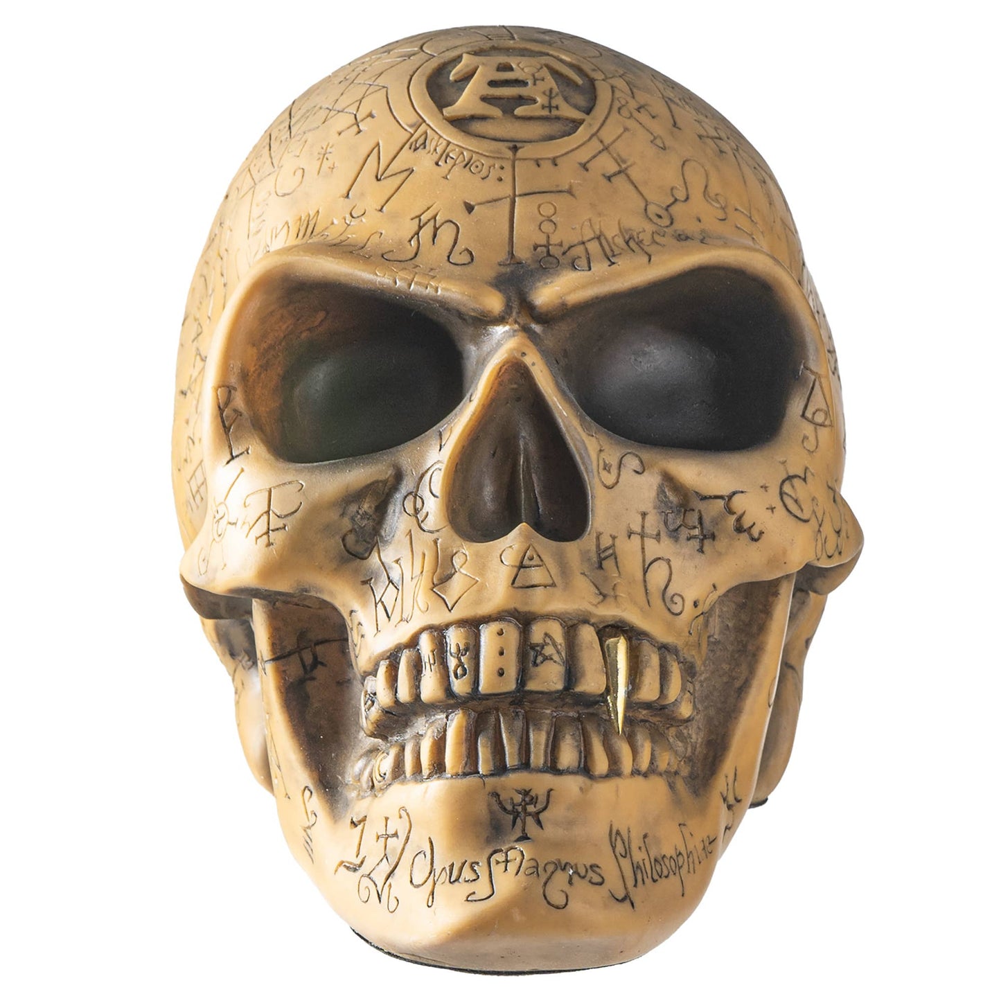Omega Skull Statue Rune Viking Nordic Statues - Gothic & Alternative Gift - Haunted