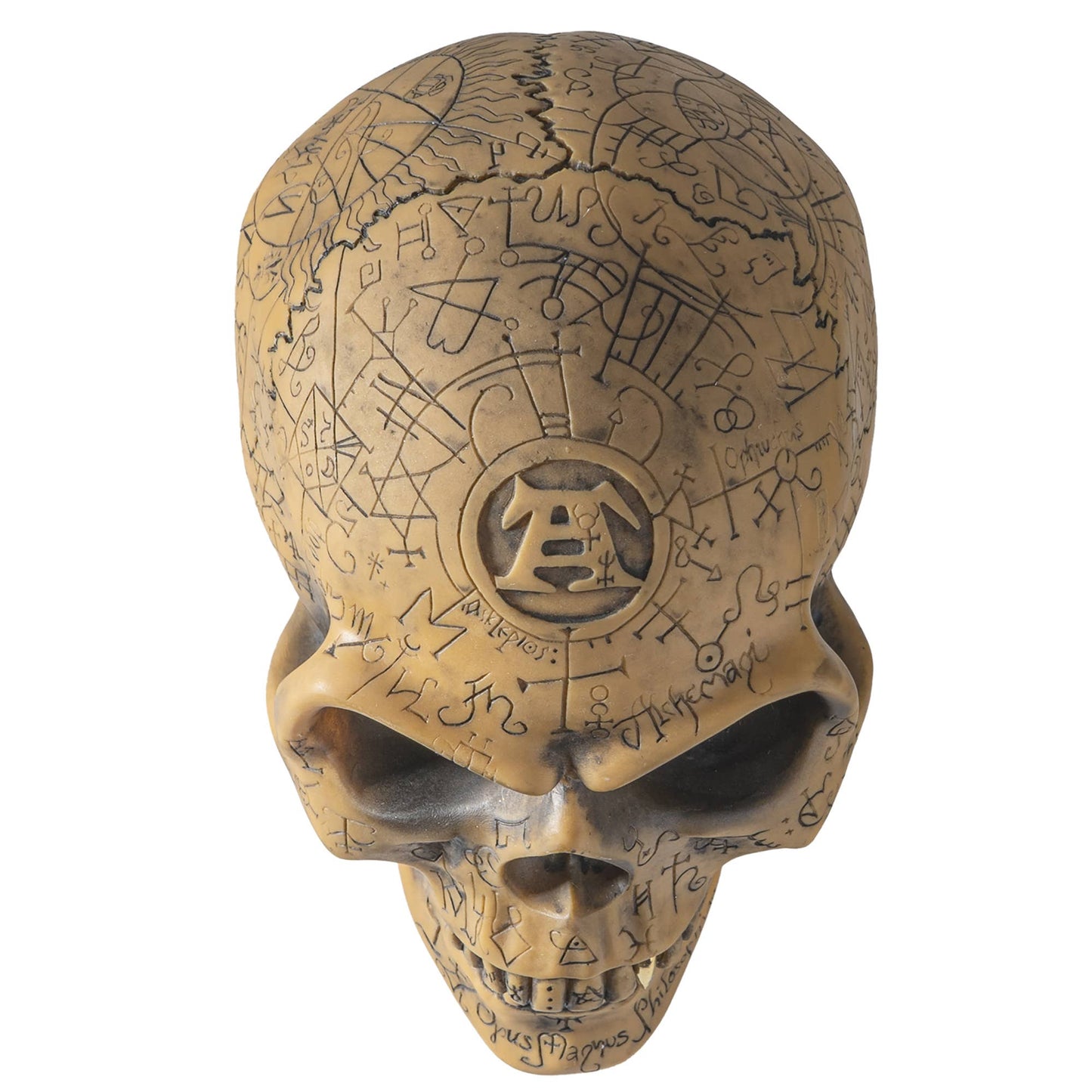Omega Skull Statue Rune Viking Nordic Statues - Gothic & Alternative Gift - Haunted