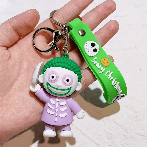 Oogie Boogie Barrel Key Chain The Nightmare before Christmas keychains - Gothic & Alternative Gift - Haunted