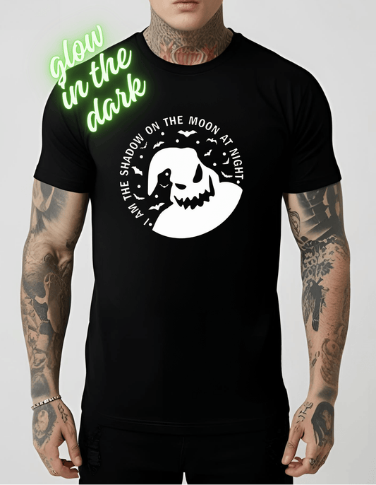 Oogie Boogie Glow in the Dark Graphic Unisex T-Shirt Cotton Clothing - Gothic & Alternative Gift - Haunted