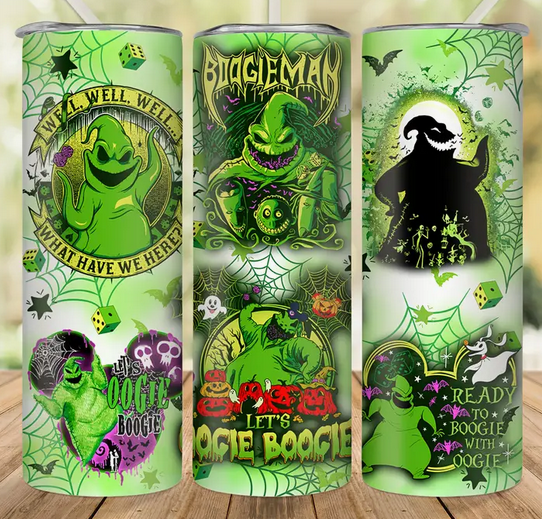 Oogie Boogie Stainless Steel Travel Coffee Cup Tumbler Drinkware - Gothic & Alternative Gift - Haunted